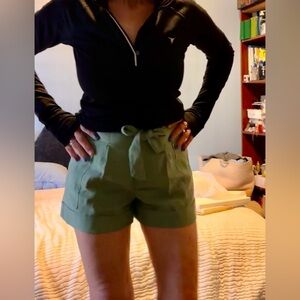 Steve Madden Women's Green Shorts w/GreenTie-Waist Belt/BrandNew w/Tag/XS
